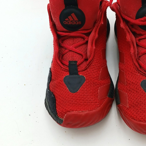 Adidas Mens Size 4.5 Red Athletic Shoes LVL 029002 - Picture 6 of 16